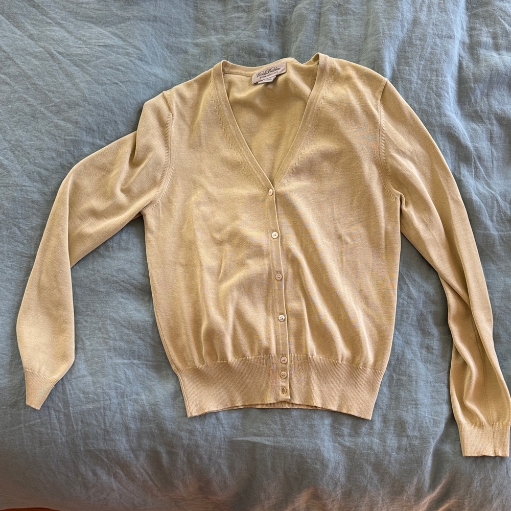 Brooks Brothers light lime green-ish Cardigan Sweater